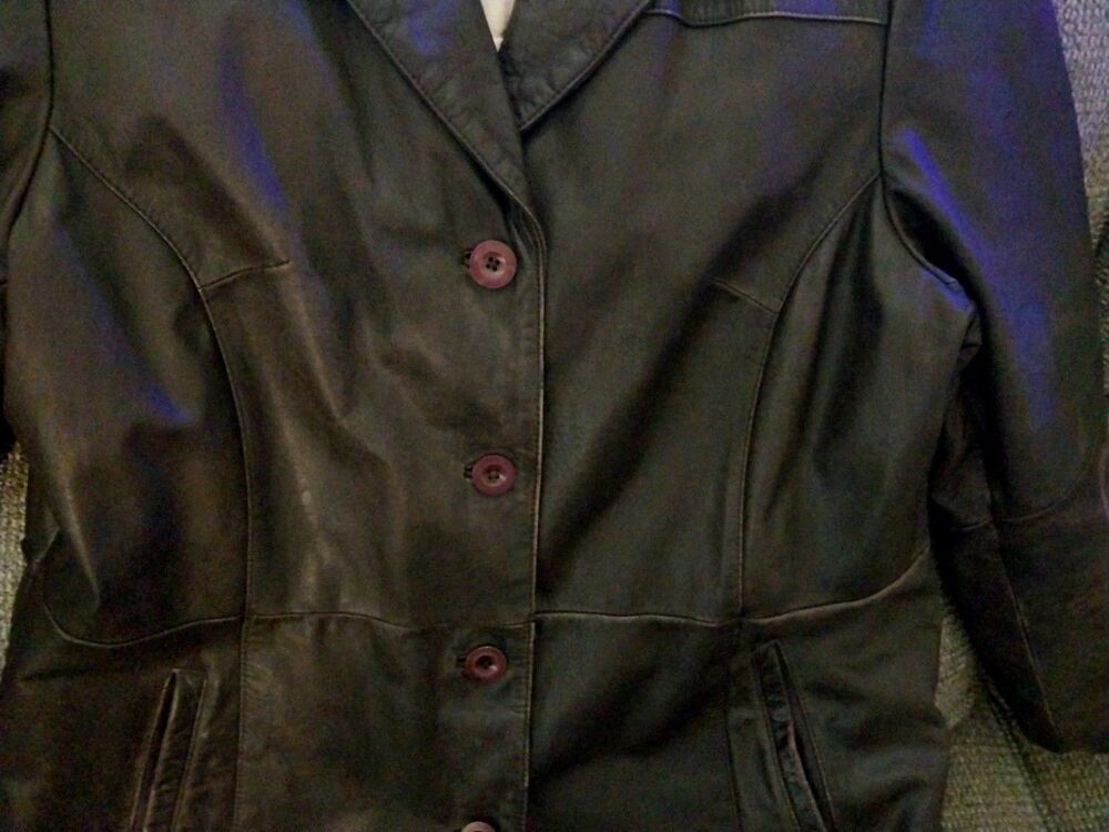 Wilsons Vintage Leather Mens 2XL Brown Genuine Leather Bomber Jacket - Picture 7 of 15